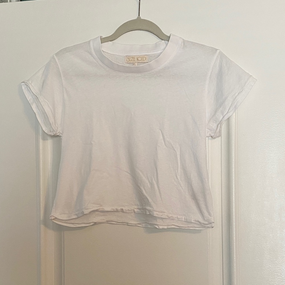 Suzi Kondi White Crop Top